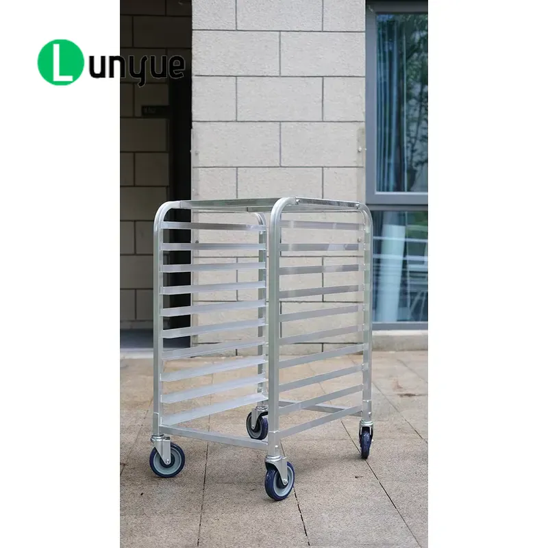 Carro de Aluminio de 10 Nivele - Kitchen Baking Cart reseña y precio