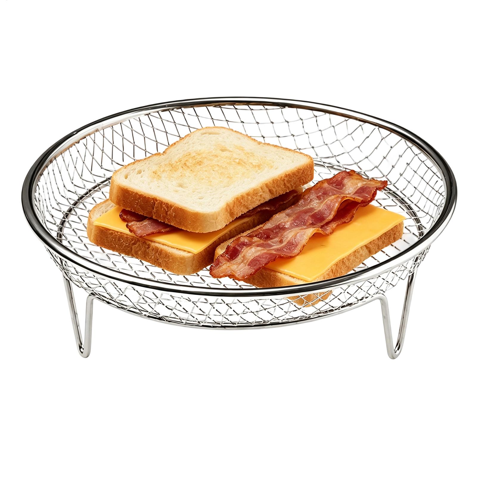 Cesta apilable para freidora d - Kitchen Baking Rack reseña y precio