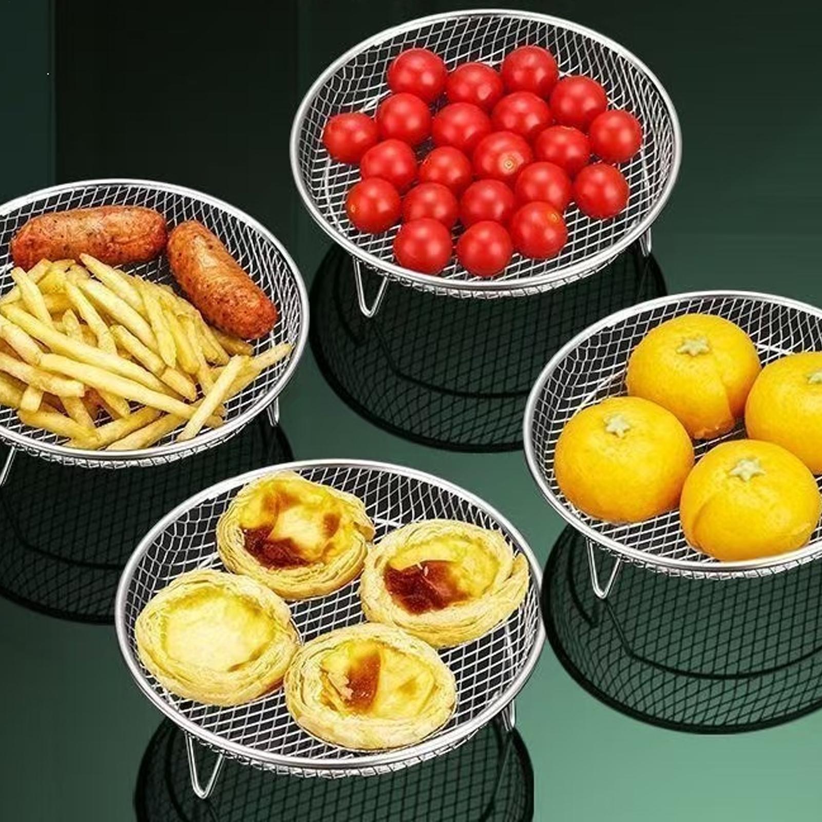 Cesta apilable para freidora d - Kitchen Baking Rack reseña y precio