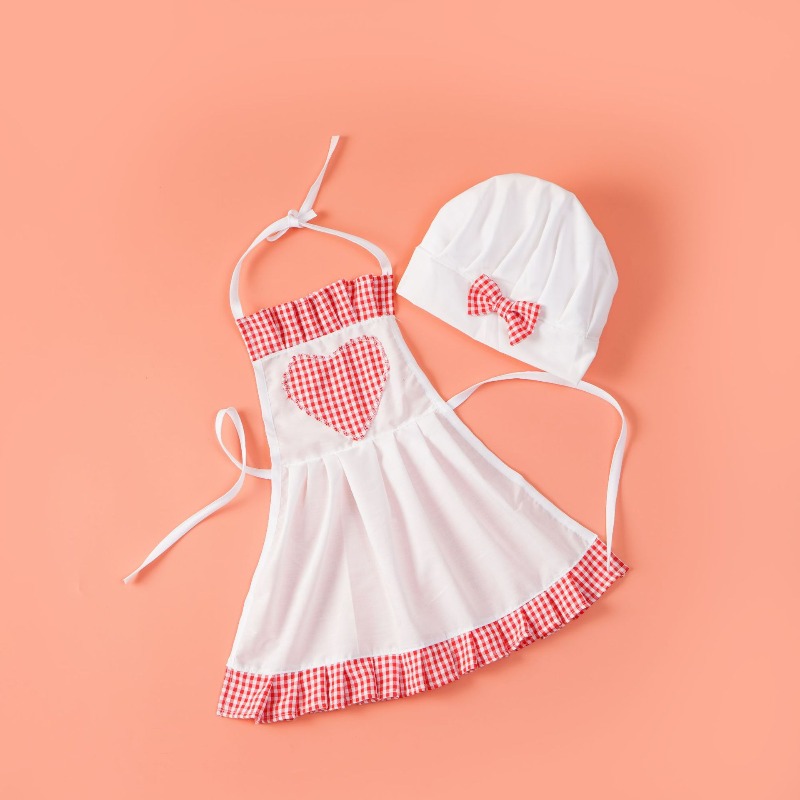 Conjunto de delantal y gorro d - Kitchen Kids Baking Set reseña y precio
